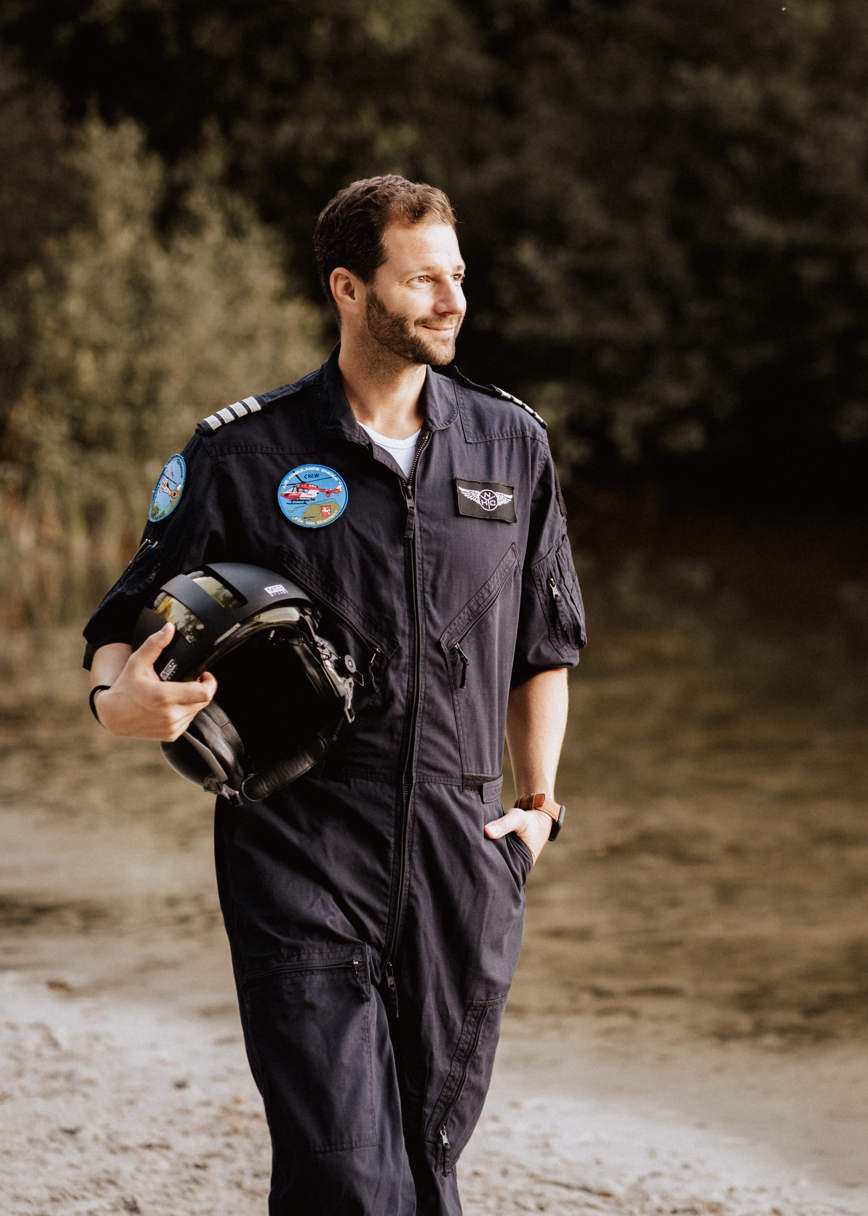 Stefan Schaubensteiner im Piloten-Fluganzug